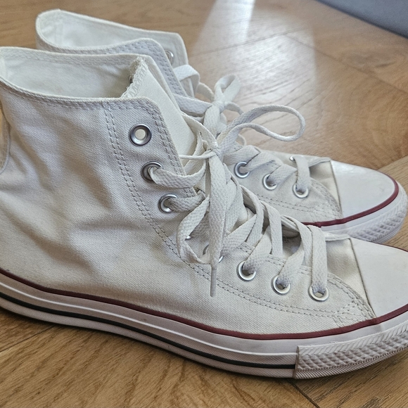 Converse All Star Chuck Taylor White High-Top Sneakers-UNISEX Wo's 9.5/Men's 7.5 - Picture 12 of 16